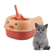 Khay Vệ Sinh Cho Mèo Hình Con Vịt 53x43x25cm - Paddy Pet Shop
